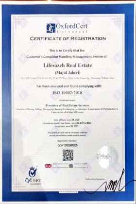 ISO 10002 2018 lifsazeh Real Estate